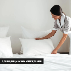 Простыня сатин страйп (полоса 1х1см, плотность: 130гр/м2, состав: 100% хлопок)