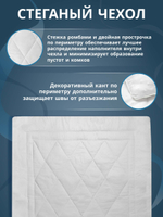 Одеяло для гостиниц с масажным эффектом (наполнитель: холлофайбер 300гр/м2, чехол: микрофибра, 100% пэ)