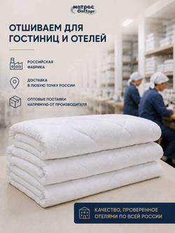 Одеяло холлофайбер Отельное классика  (наполнитель: холлофайбер 300гр/м2, чехол: микрофибра, 100%пэ)