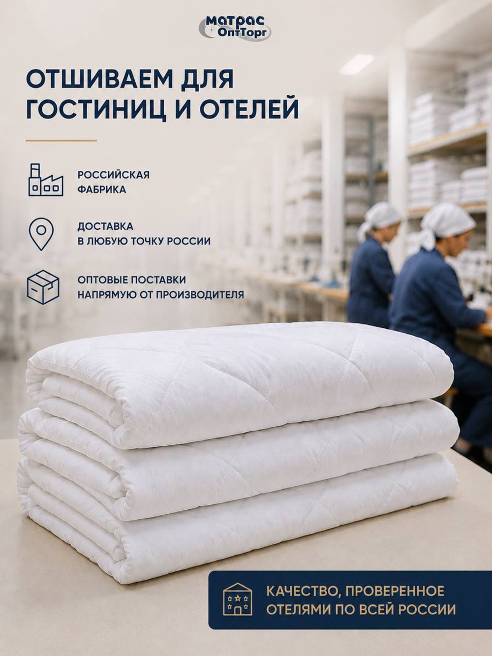 Одеяло холлофайбер Отельное классика  (наполнитель: холлофайбер 300гр/м2, чехол: микрофибра, 100%пэ)